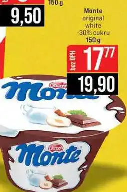Jip Monte original white -30% cukru nabídka