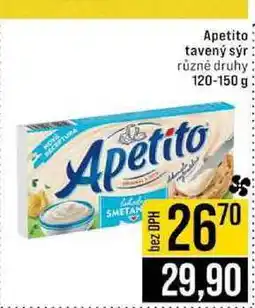Jip Apetito tavený sýr různé druhy nabídka