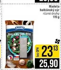 Jip Madeta balkánský sýr různé druhy nabídka