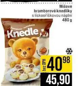 Jip Mišove bramborové knedlíky s liskooříškovou náplní nabídka