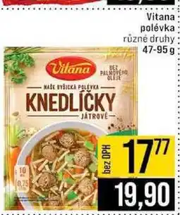 Jip Vitana polévka různé druhy nabídka