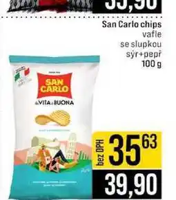 Jip San Carlo chips vafle se slupkou sýr+pepř 100 g nabídka