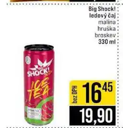 Jip Big Shock! ledový čaj malina hruška broskev nabídka