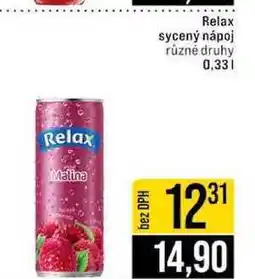 Jip Relax sycený nápoj různé druhy nabídka