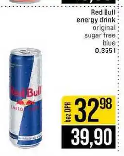 Jip Red Bull energy drink original sugar free blue nabídka
