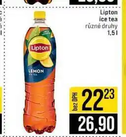 Jip Lipton ice tea různé druhy nabídka