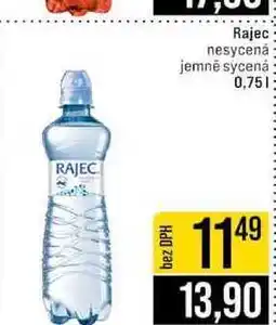 Jip Rajec nesycenȧ jemně sycenȧ nabídka