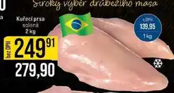 Jip Kuřecí prsa solená 2 kg 1kg nabídka