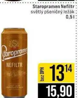 Jip Staropramen Nefiltr světlý pšeničný ležák nabídka