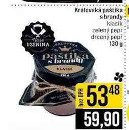 Jip Královská paštika s brandy klasik zelený pepř drcený pepř lase nabídka