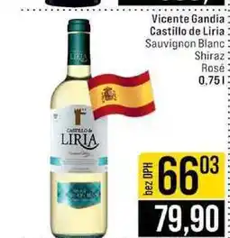 Jip Vicente Gandia Castillo de Liria Sauvignon Blanc Shiraz Rosé nabídka