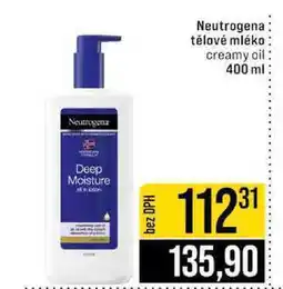 Jip Neutrogena tělové mléko creamy oil nabídka