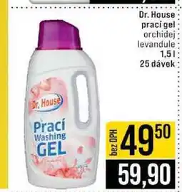 Jip Dr. House prací gel orchidej levandule 1,5l 25 dávek nabídka