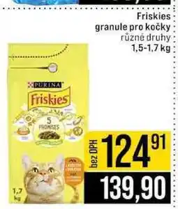Jip Friskies granule pro kočky různé druhy nabídka