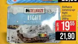 Jip Delhaize čerstvý sýr light prirodni nabídka