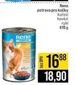 Jip Reno potrava pro kočky kuřecí hovězí rybí nabídka