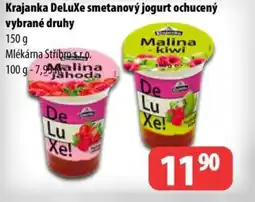 Partner Maloobchodní síť Krajanka DeLuxe smetanový jogurt ochucený nabídka