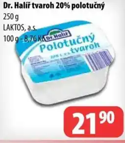 Partner Maloobchodní síť Dr. Halíř tvaroh 20% polotučný nabídka
