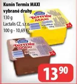 Partner Maloobchodní síť Kunín Termix MAXI nabídka