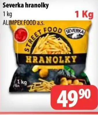 Partner Maloobchodní síť Severka hranolky nabídka