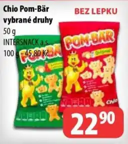 Partner Maloobchodní síť Chio Pom-Bär nabídka