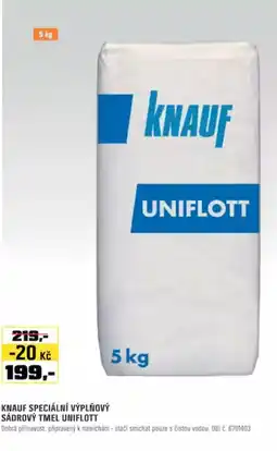 OBI Knauf speciální výplňový sádrový tmel uniflott nabídka