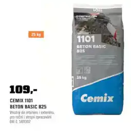 OBI Cemix 1101 beton basic b25 nabídka