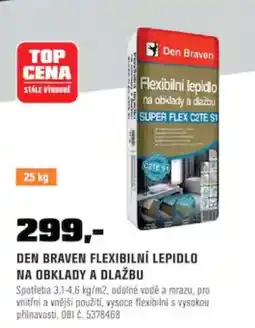 OBI Den braven flexibilní lepidlo na obklady a dlažbu nabídka
