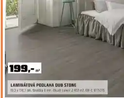 OBI Laminátová podlaha dub stone nabídka