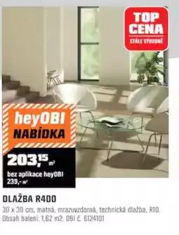OBI Dlažba R400 nabídka