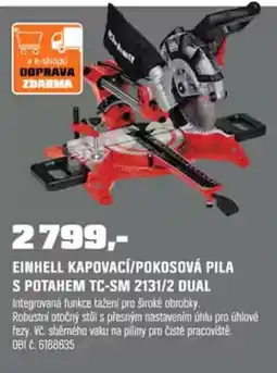 OBI Einhell kapovací/pokosová pila s potahem tc-sm 2131/2 dual nabídka