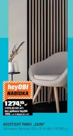 OBI Akustický panel „egibi" nabídka