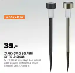 OBI Zapichovací solární svítidlo solar nabídka