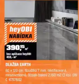 OBI Dlažba earth nabídka