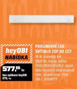 OBI Podlinkové led obi svítidlo zsp 60 cct nabídka