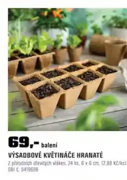 OBI Výsadbové květináče hranaté nabídka