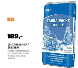 OBI Obi zahradnický substrát nabídka