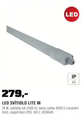 OBI Led svítidlo lite M nabídka