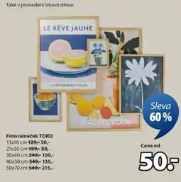 JYSK Fotorámeček TORD nabídka