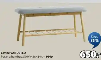 JYSK Lavice VANDSTED nabídka