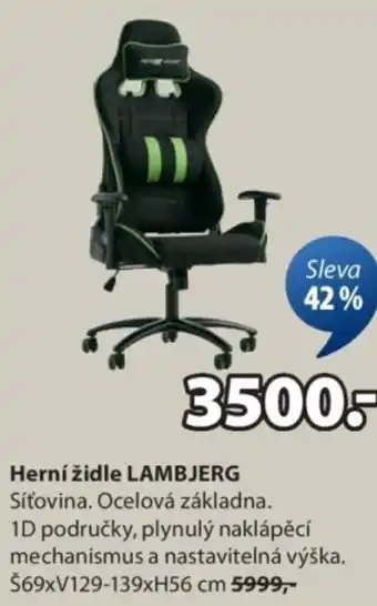 Herní židle LAMBJERG