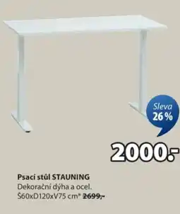 JYSK Psací stůl STAUNING nabídka
