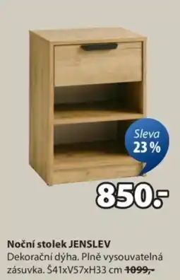 JYSK Noční stolek JENSLEV nabídka