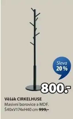 JYSK Věšák CIRKELHUSE nabídka