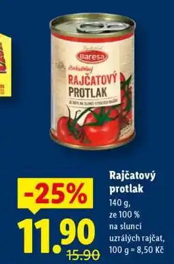 Lidl Rajčatový protlak nabídka
