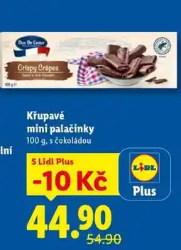 Lidl Duc De Coeur Křupavé mini palačinky nabídka