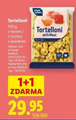 Lidl Tortelloni nabídka