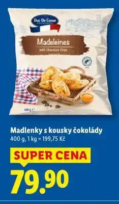 Lidl Madlenky s kousky čokolády nabídka