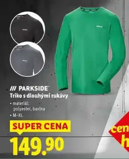 Lidl Parkside Triko s dlouhými rukávy nabídka