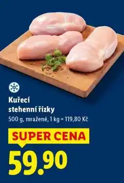 Lidl Kuřecí stehenní řízky nabídka